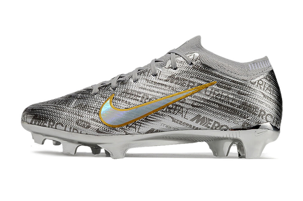 2023 Nike Zoom Mercurial Vapor 15 Elite XXV SE SG-Pro Metallic Silver Black