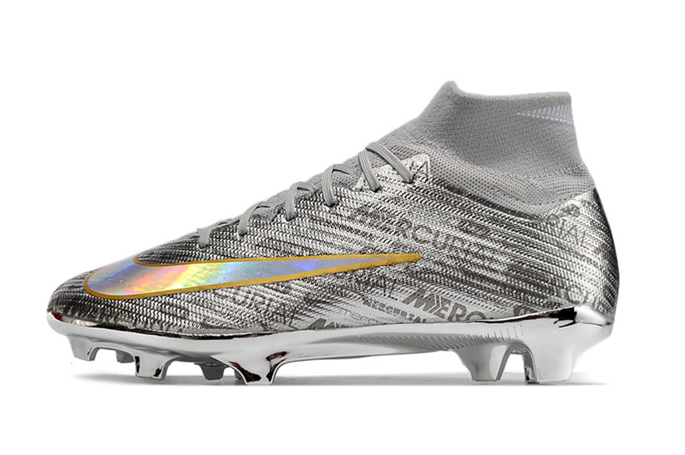 2023 Nike Zoom Mercurial Superfly 15 Elite XXV SE SG-Pro Metallic Silver Black