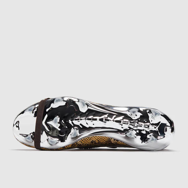 adidas Predator Elite Tongue soccer cleats in black with white accents, designed for optimal grip and control on the field