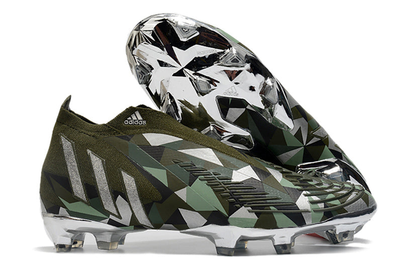 adidas Predator Edge Crystal + FG Swarovski - Focus Olive/Silver Metallic/Magic Lime LIMITED EDITION