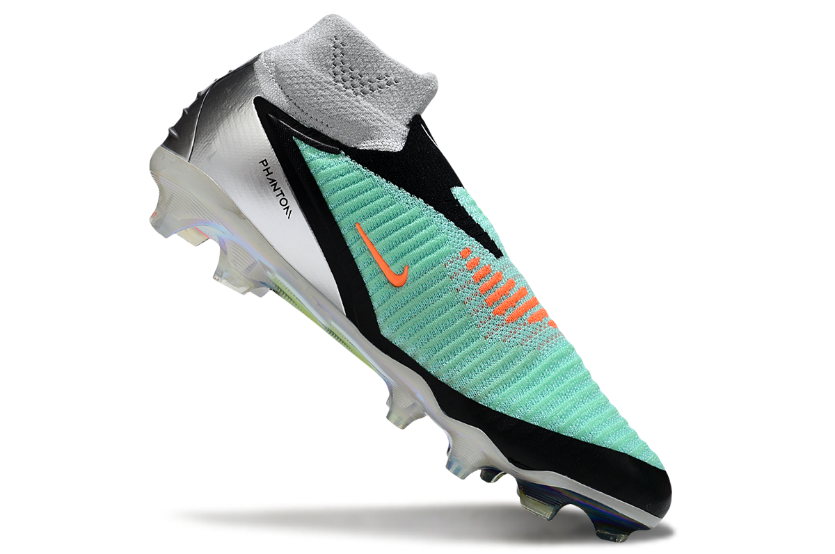 Nike Phantom 6 Elite HIGH  Cut FG - Turquoise/Chrome/Black LIMITED EDITION