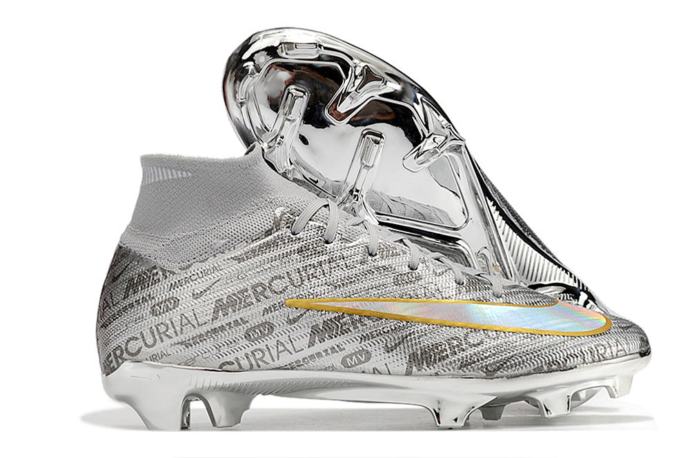 2023 Nike Zoom Mercurial Superfly 15 Elite XXV SE SG-Pro Metallic Silver Black
