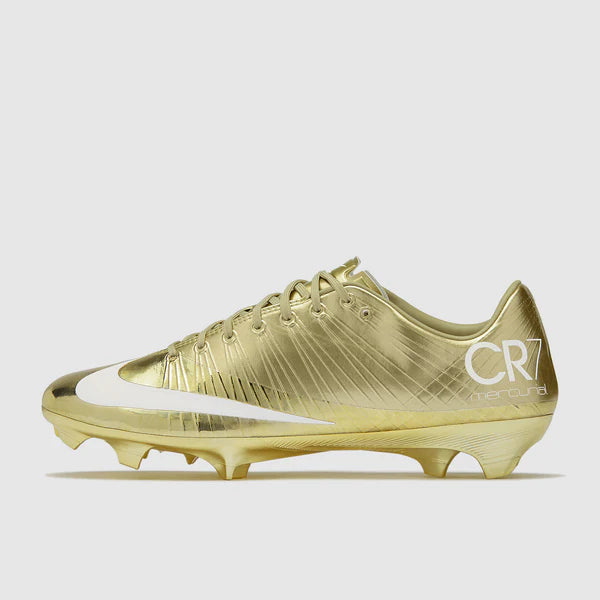Nike Mercurial Superfly 1 RGN FG SE soccer cleats in vibrant orange with black accents, designed for speed on the field.