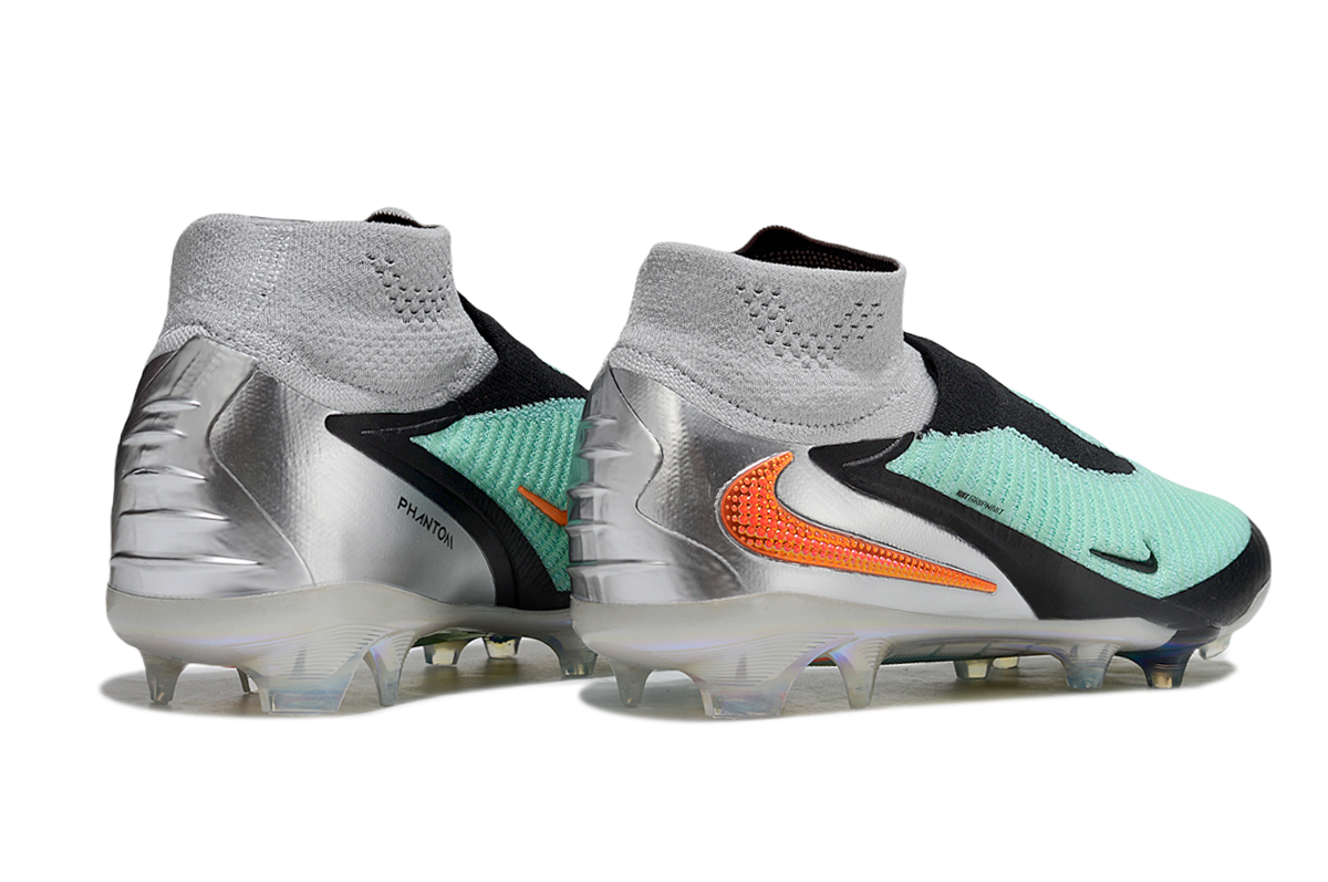 Nike Phantom 6 Elite HIGH  Cut FG - Turquoise/Chrome/Black LIMITED EDITION
