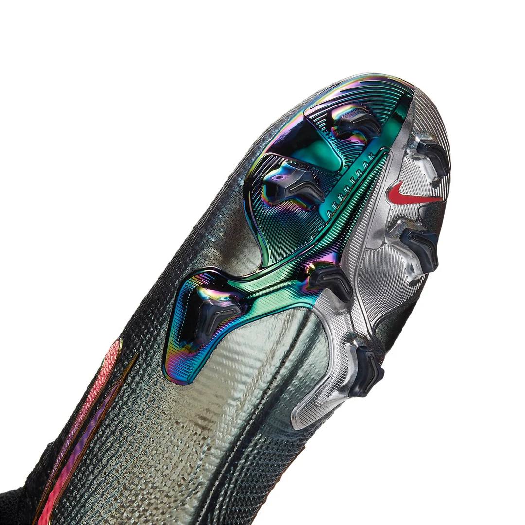 Kylian Mbappé x Nike Mercurial Superfly 7 Elite FG soccer cleats in vibrant color, designed for speed and agility on the field