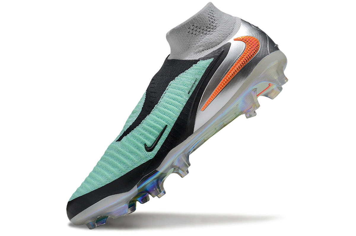 Nike Phantom 6 Elite HIGH  Cut FG - Turquoise/Chrome/Black LIMITED EDITION