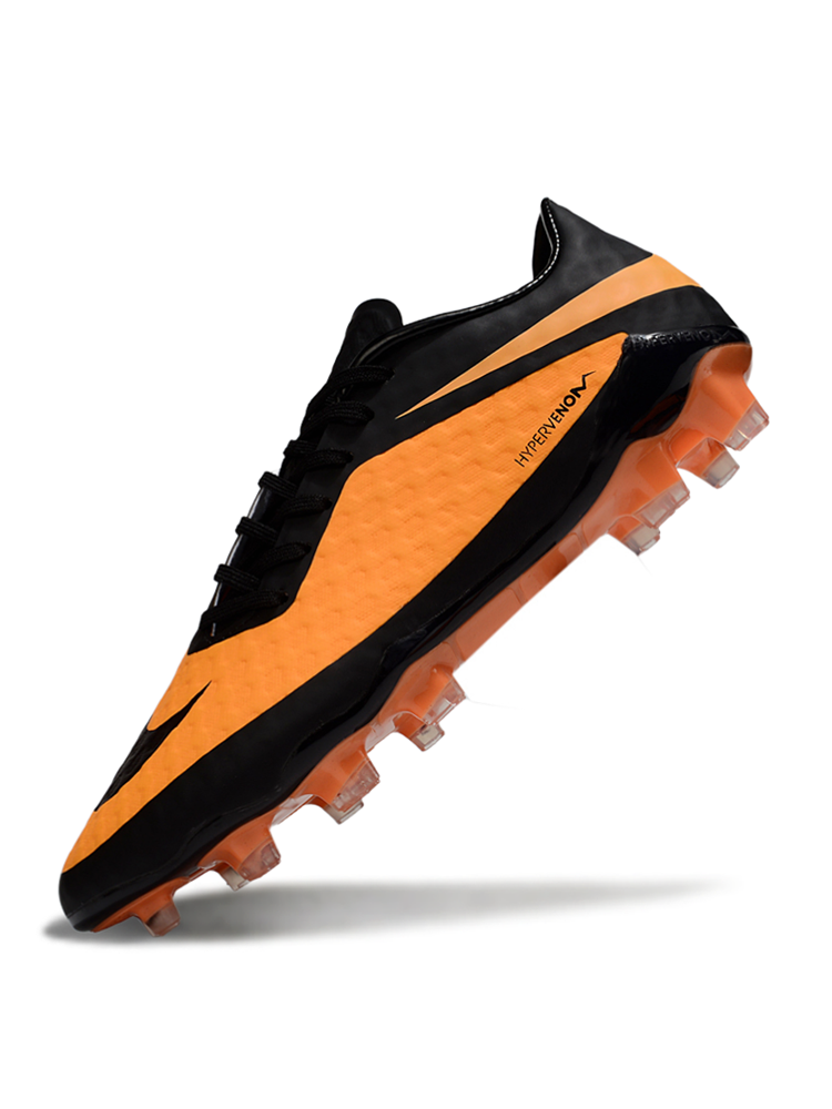 Nike Hypervenom Phantom 1 FG Black/Bright Citrus soccer cleats - view 2