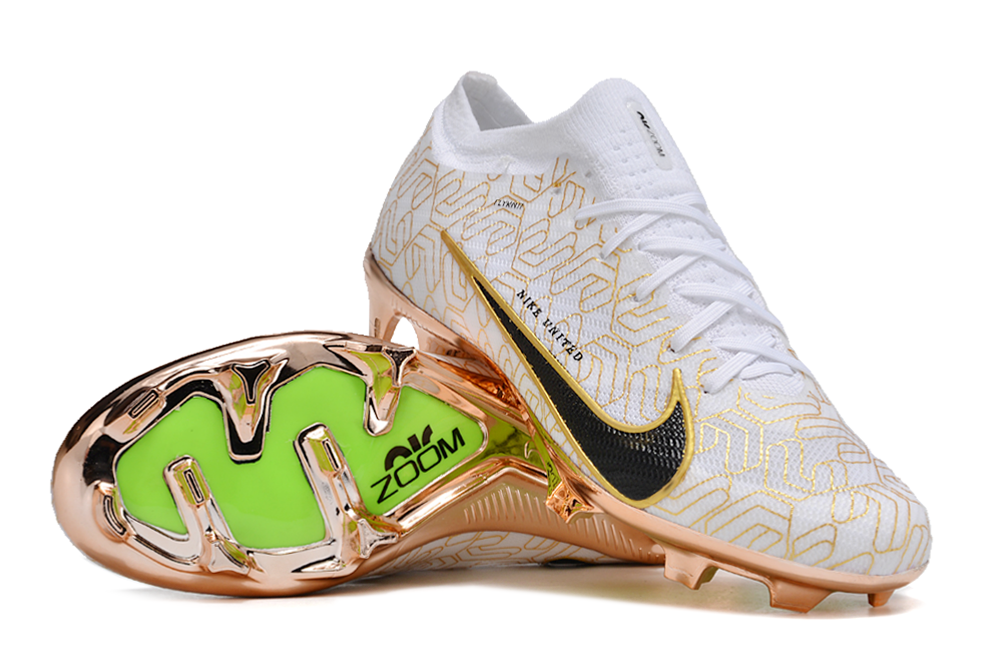 Nike Air Zoom Mercurial Vapor 9 Elite FG United Golden Pack White/Metallic Gold/Black