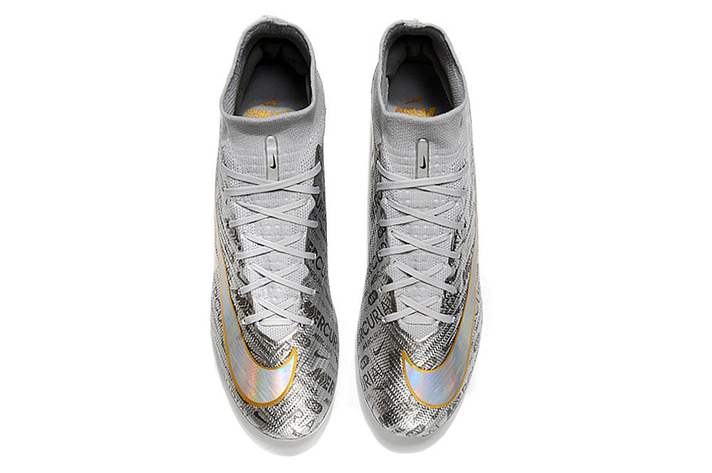 2023 Nike Zoom Mercurial Superfly 15 Elite XXV SE SG-Pro Metallic Silver Black