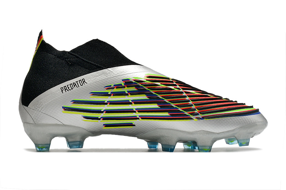 adidas Predator Edge+ FG Silver Metallic/Core Black/Solar Yellow