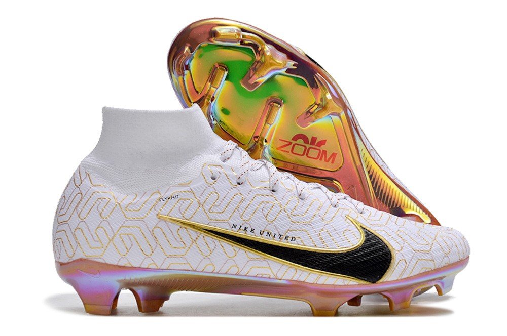 Nike Air Zoom Mercurial Superfly 9 Elite FG United Golden Pack White/Metallic Gold/Black