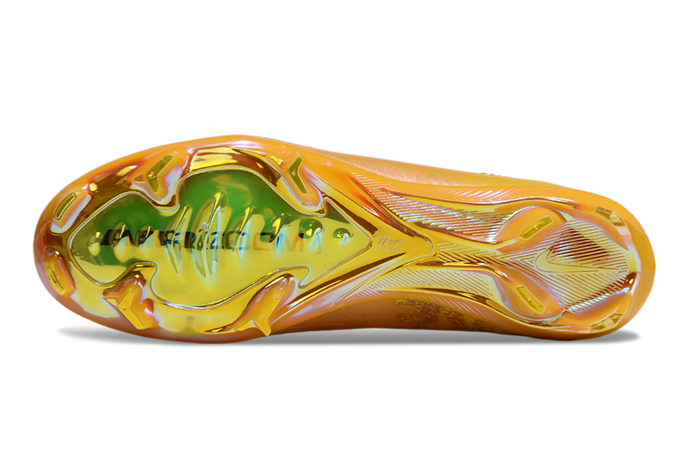 High Football Boots Nike Air Zoom Mercurial Superfly X Elite FG Yellow Gold