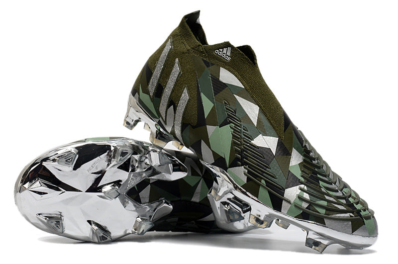 adidas Predator Edge Crystal + FG Swarovski - Focus Olive/Silver Metallic/Magic Lime LIMITED EDITION
