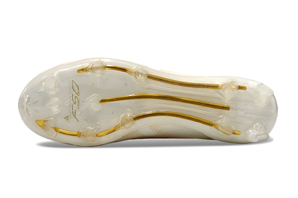 adidas F50 Elite Laceless FG Footwear White/Gold Metallic