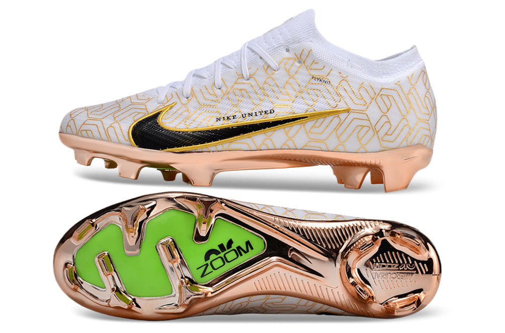 Nike Air Zoom Mercurial Vapor 9 Elite FG United Golden Pack White/Metallic Gold/Black