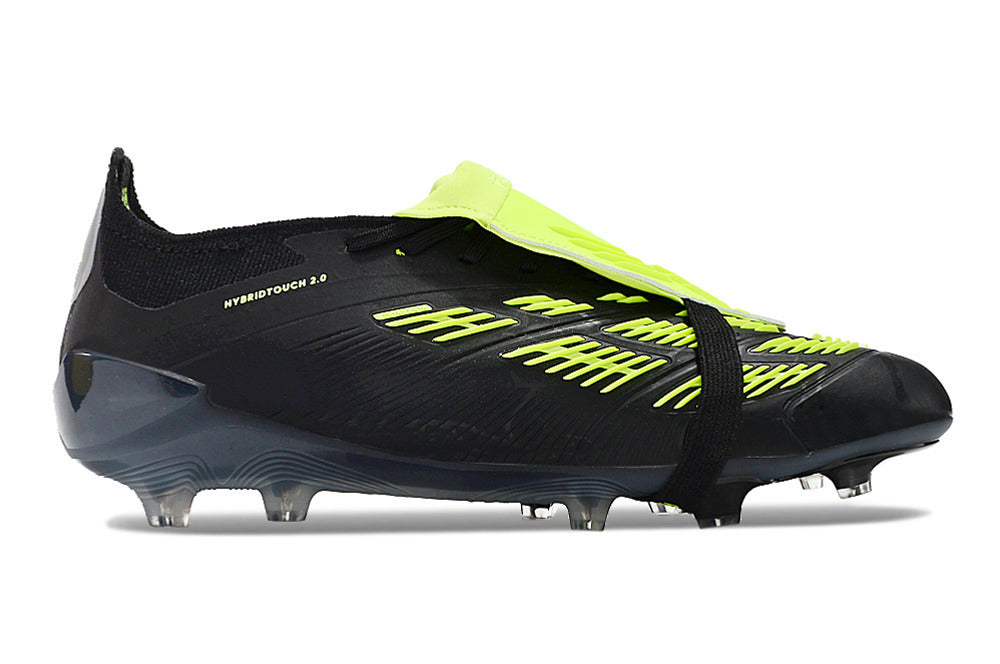 adidas Predator Elite Fold-over Tongue FG Merky FC - Core Black/Footwear White/Lucid Lemon