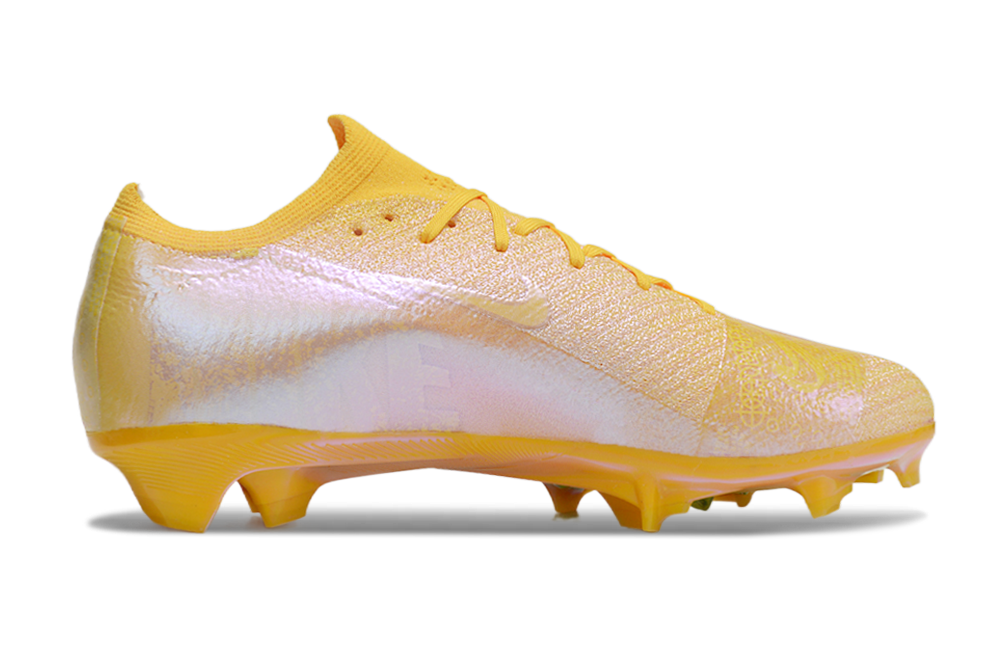 Low Football Boots Nike Air Zoom Mercurial Vapor X Elite FG Yellow Gold