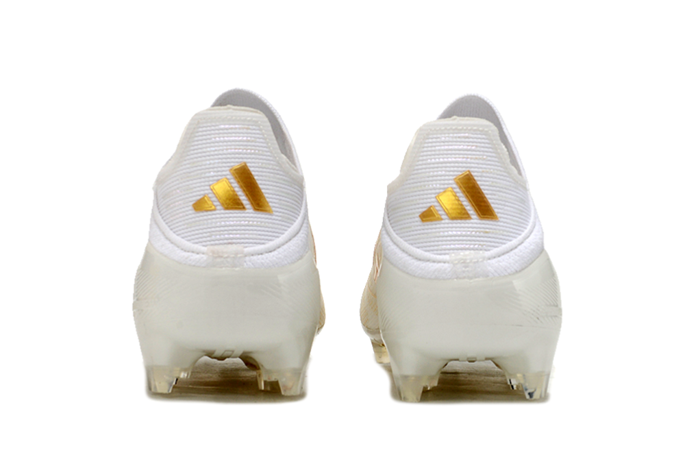 adidas F50 Elite Laceless FG Footwear White/Gold Metallic