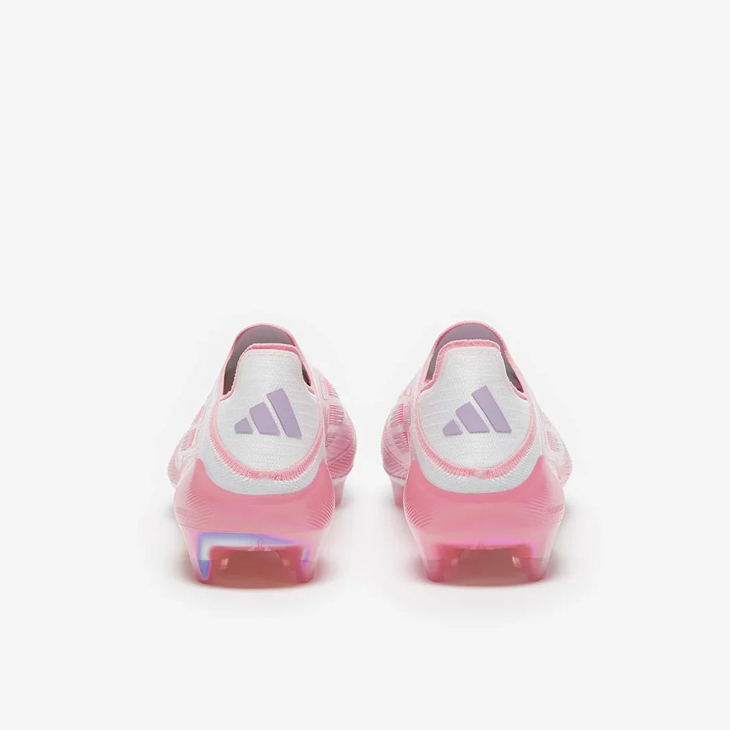 Laceless WorldClassCleats F50 Elite FG Yamal soccer cleats with sleek design and lightweight construction, shown on a plain background.