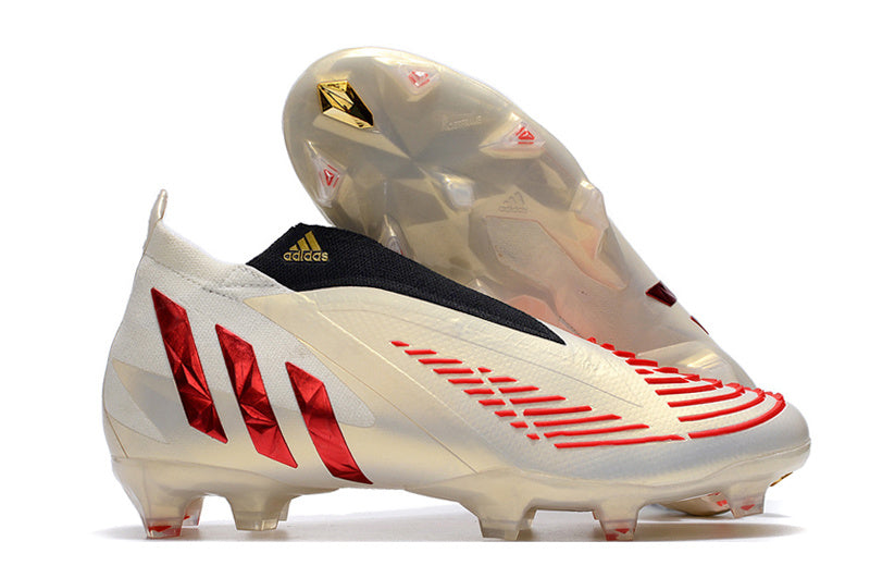 Adidas Predator Edge+ FG Off White Vivid Red