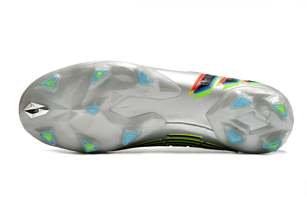 adidas Predator Edge+ FG Silver Metallic/Core Black/Solar Yellow