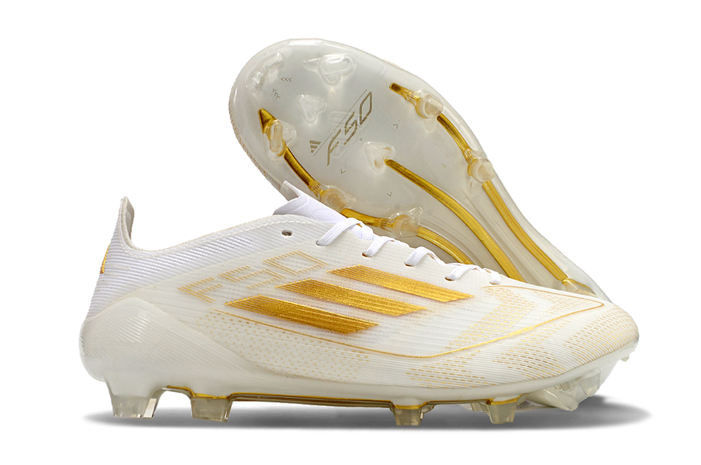 adidas x F50 Elite FG Cloud White/Gold Metallic