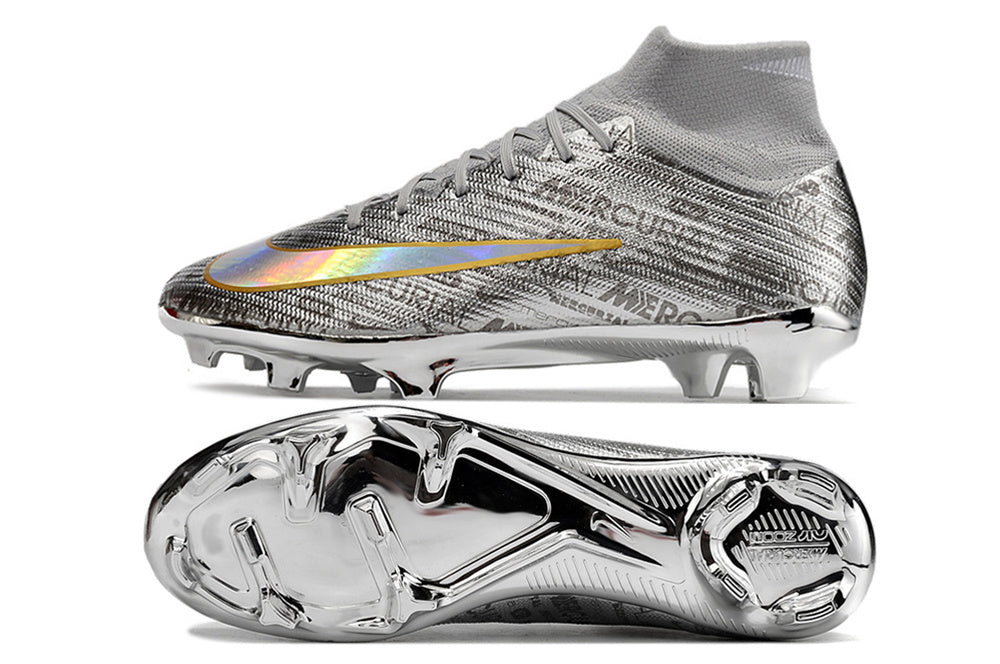 2023 Nike Zoom Mercurial Superfly 15 Elite XXV SE SG-Pro Metallic Silver Black