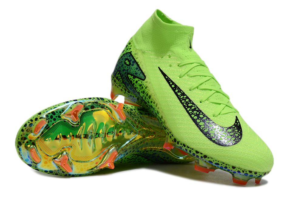 Nike Zoom Mercurial Superfly 10 Elite FG Green Black