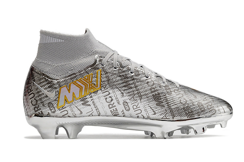 2023 Nike Zoom Mercurial Superfly 15 Elite XXV SE SG-Pro Metallic Silver Black