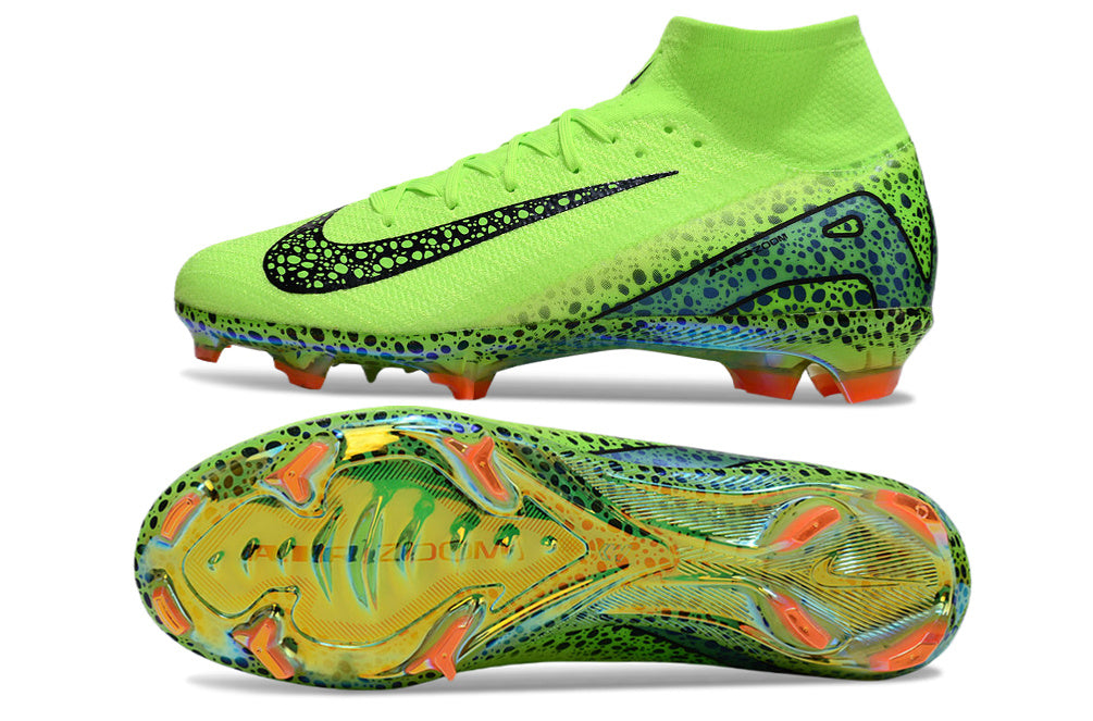 Nike Zoom Mercurial Superfly 10 Elite FG Green Black