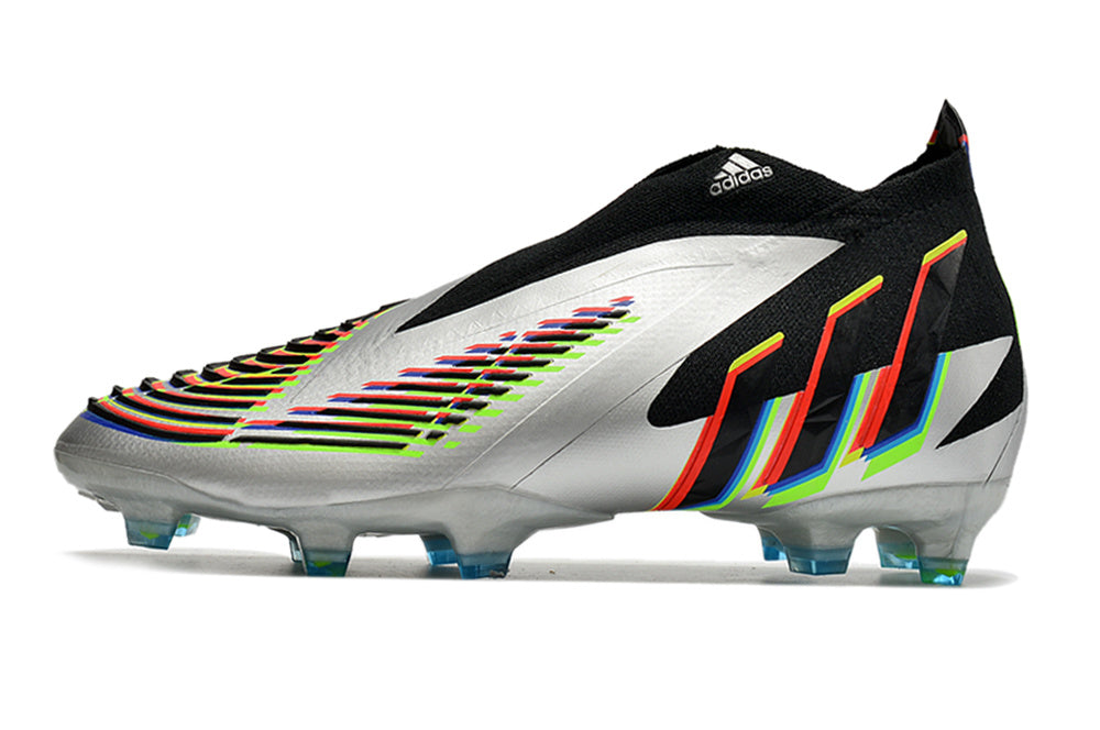 adidas Predator Edge+ FG Silver Metallic/Core Black/Solar Yellow