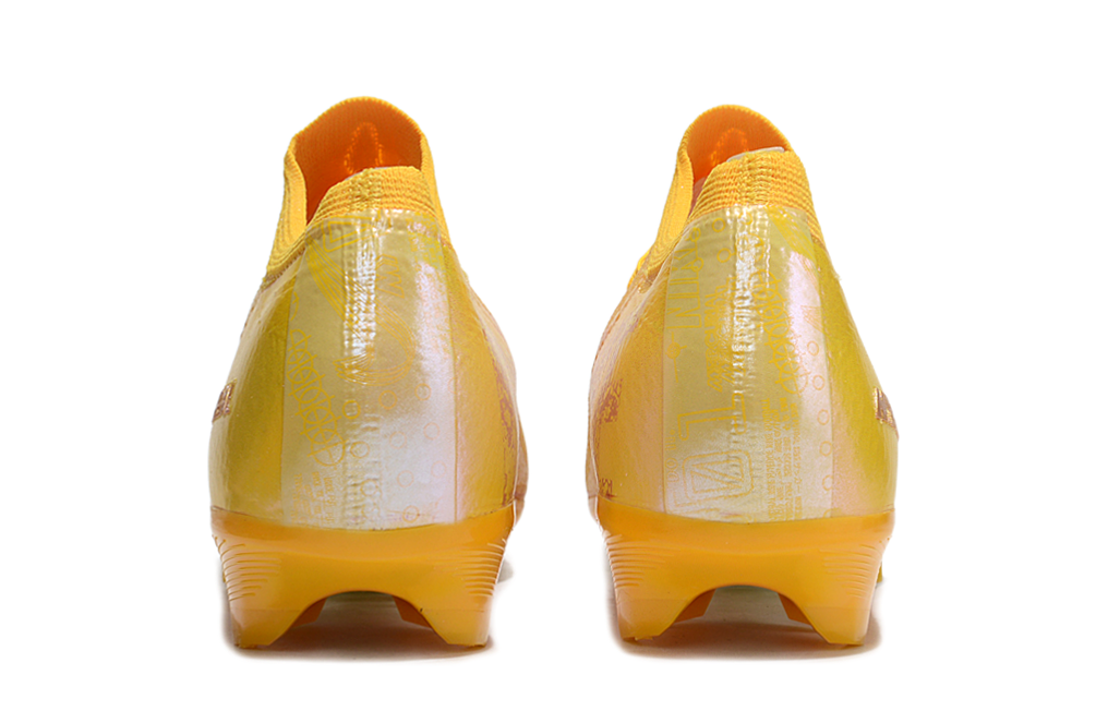 Low Football Boots Nike Air Zoom Mercurial Vapor X Elite FG Yellow Gold