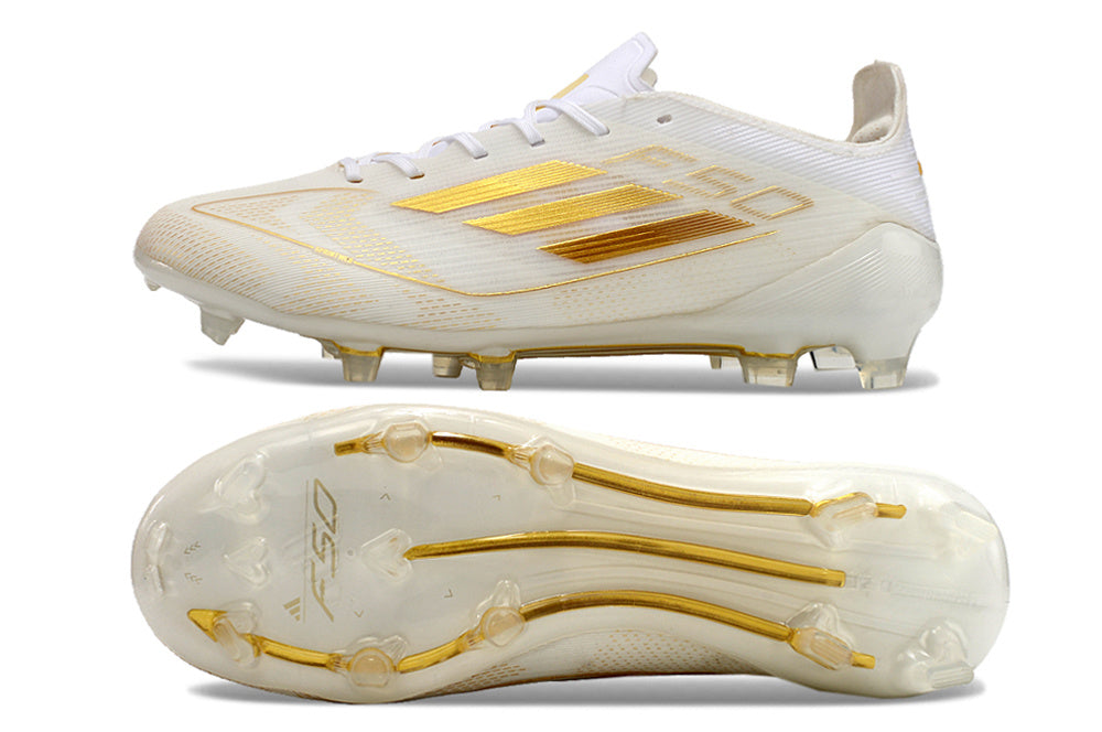 adidas x F50 Elite FG Cloud White/Gold Metallic
