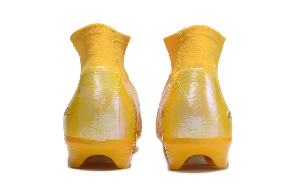 High Football Boots Nike Air Zoom Mercurial Superfly X Elite FG Yellow Gold
