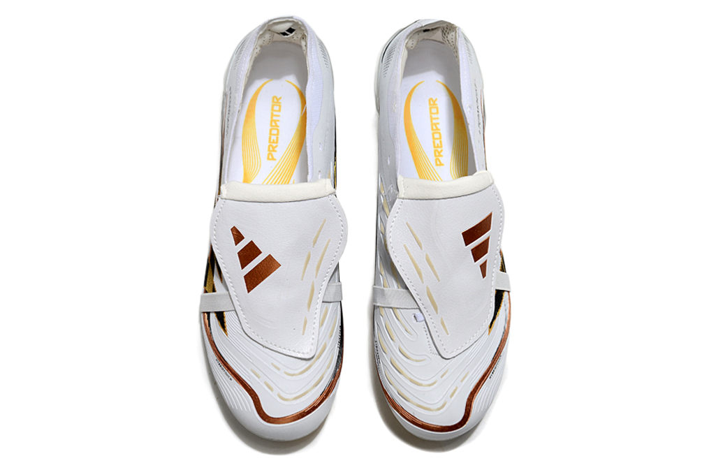 adidas Predator Elite Foldover Tongue FG Teamgeist White/Core Black/Gold Metallic