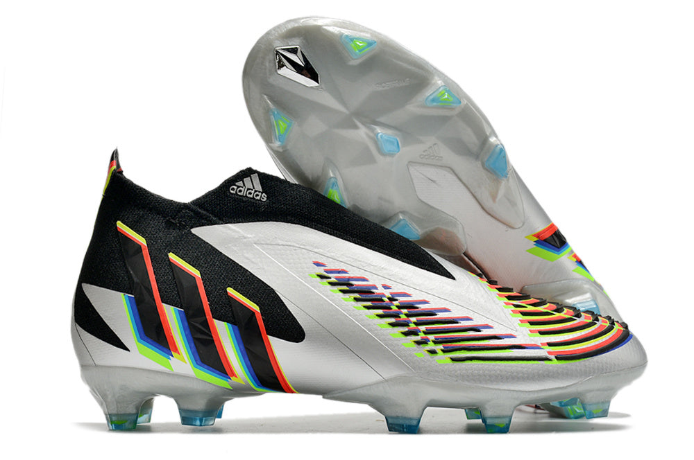 adidas Predator Edge+ FG Silver Metallic/Core Black/Solar Yellow